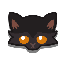 Black cat skin of Starve.io